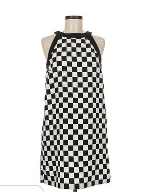 Zara Checkered Halter Dress